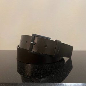 Hugo Boss Brown Cowhide Leather Belt
